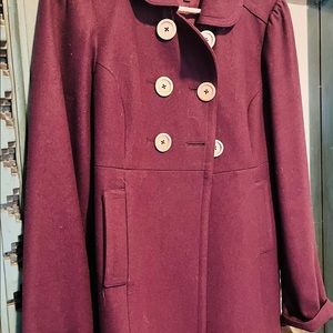 Women’s Juicy Couture Purple Peacoat- Medium